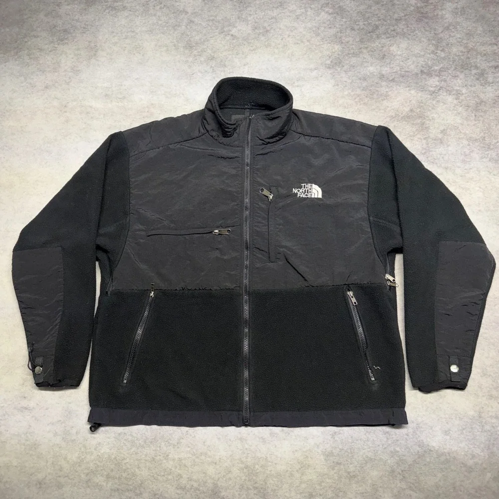 The North Face Summit Series Denali Mens Large Black Full Zip Fleece Jacket